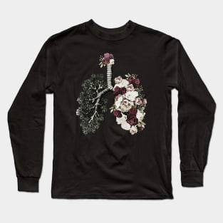 Lung Anatomy / Cancer Awareness 13 Long Sleeve T-Shirt